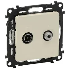 Розетка телевизионная Legrand Valena Life 753563 (слоновая кость)