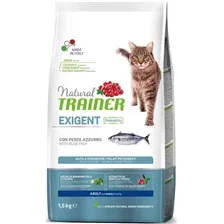 Сухой корм для кошек Trainer Natural Exigent Adult с океанической рыбой 1.5 кг