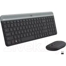 Комплект клавиатура и мышь Logitech MK470 Slim Wireless Combo