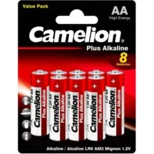 Комплект батареек Camelion LR6 Plus Alkaline BL-8 / LR6-BP8