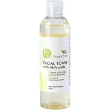 Тоник для лица Organic Zone с АНА-кислотами, для жирной кожи, 250 мл