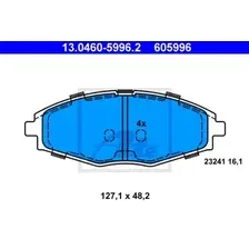 Тормозные колодки дисковые передняя ось ATE 13.0460-5996.2