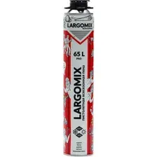 Пена монтажная Largomix 65 L всесезонная, пистолетная, 850 мл