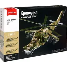 Конструктор Sluban Модельки M38-B1137 МИ-24С