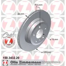 Тормозной диск Zimmermann 150343220