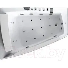 Ванна акриловая Gemy G9056 K L 170x130 (с гидромассажем)
