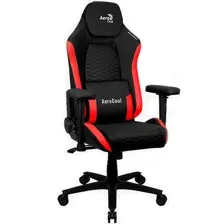 геймерское кресло Aerocool CROWN Leatherette Black Red, черно-красный