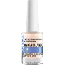 Средство для укрепления ногтей LUXVISAGE Hydra Balance Кондиционер с микроблеском Увлажнение (9г)