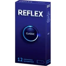 Презервативы reFLEX Classic из натурального латекса в смазке 12