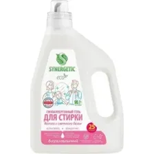 Гель для стирки Synergetic Ultra White отбеливающий 1.5 л