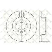 Тормозной диск Stellox 60204733VSX