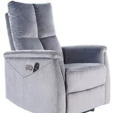 Электрический реклайнер Signal Neptun M Velvet Bluvel 14 (серый)