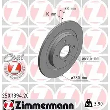 Тормозной диск ZIMMERMANN 250.1394.20 полный , задняя ось
