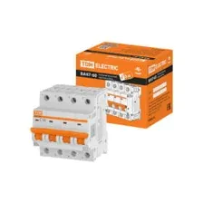 Выключатель автоматический ВА47-60 4Р 16А 6кА х-ка С TDM SQ0223-0125