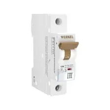 Выключатель автоматический 1P 16A C 6 кА Werkel W901P166