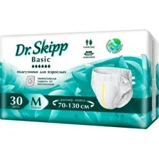 Подгузники для взрослых Dr.Skipp Basic M (30 шт)