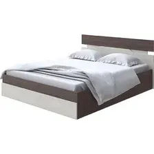 Кровать PROxSON Milton с ПМ 120x190 (ясень шимо темный/дуб шамони светлый 124)