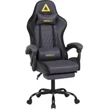 Кресло офисное King Style  FK-30 Impact Suede Fabric Black (темно-серый/черный)