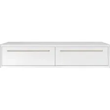 Туалетный столик без зеркала Shtabe Royal 5210 эко (белый/р.золото)