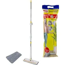 Швабра WMC Tools с отжимным механизмом бабочка и скребком, WMC-3Hwhite