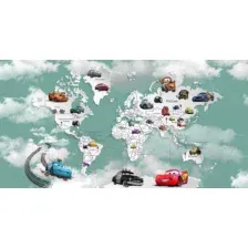 Фотообои листовые Citydecor Superhero Молния МакКвин 1 (500x260)