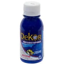 Колеровочная краска Dekor 17 (синий, 0.1 кг)