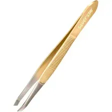 Пинцет косметический Silver Star AT 9924 (золотистый)