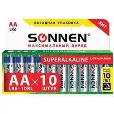 Батарейка Sonnen Super Alkaline АА 454231 (10 шт)