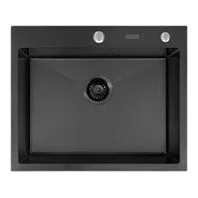 Кухонная мойка ARFEKA Eco AR 600500 Black PVD Nano
