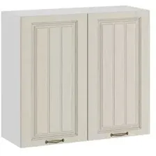 Шкаф навесной Трия Лина 1В8 (крем)