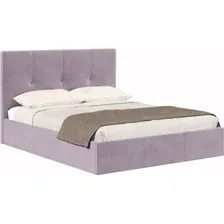 Кровать Хочу Домой Марсель с ПМ 160x200 (лаванда велюр 108)