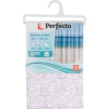 Шторка для ванной Perfecto Linea Secret, 36-118108, розы, 180х180 см
