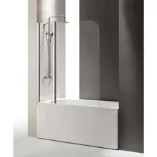 Стеклянная шторка для ванны Cezares ECO-O-V-11-120/140-C-Cr