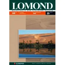 Фотобумага Lomond Матовая А4 140 г/кв.м. 25 листов (0102073)