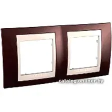 Рамка Schneider Electric Unica MGU6.004.551 (терракотовый/слоновая кость)