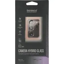 Защитное стекло для камеры телефона BoraSCO Для Realme C11 антиблик гибридная / 39701
