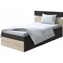 Кровать PROxSON Milton с ПМ 90x200 (черный/бунратти)