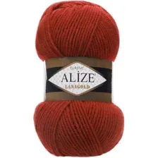 Пряжа для вязания Alize Lanagold 36 (240 м, терракотовый)