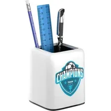 Настольный набор Erich Krause Forte Champions 55740 белый/черный (3 предм)
