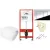 Унитаз подвесной Saniteco KW-9009W + TECE Kit 9400412