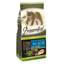 6кг Корм Primordial Cat Adult Salmon & Tuna беззерновой для взрослых кошек с Лососем и тунцом
