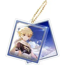 Брелок miHoYo Genshin Impact Character Acrylic Strap Traveller Aether GEN353