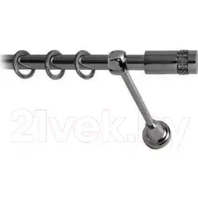Карниз для штор Lm Decor Имидж 116 1р гладкий (антрацит, 4м)