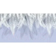 Фотообои листовые Citydecor Пальмовые листья (500x260, голубой)