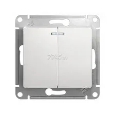 Выключатель Schneider Electric Glossa GSL000153 (белый)