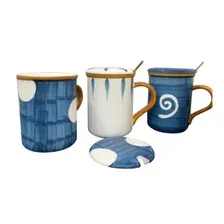 Набор чайный SET-102 (380 мл) цвет МИКС керамика