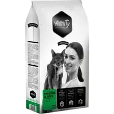 Корм для кошек Amity Premium Cats, с курицей и рисом, 1.5 кг