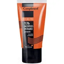 Гель для укладки волос Compliment Styling Pro экспресс-укладка сильная фиксация (165мл)