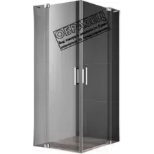 Душевой уголок Cezares SLIDER-AH-2-70/80-90/100-GRIGIO-BORO