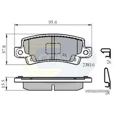 Тормозные колодки Comline CBP3942